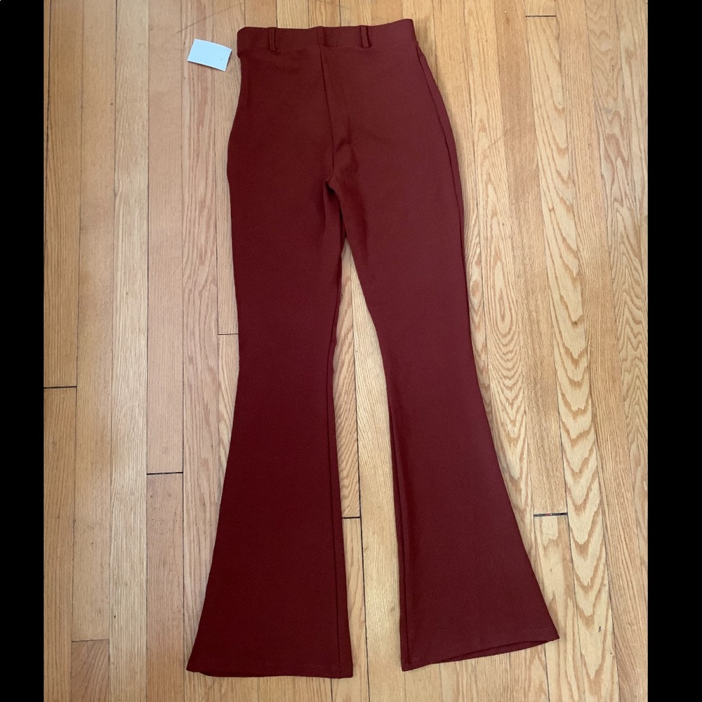 Rusty/Brown Bootcut Pants - Picture 2 of 4